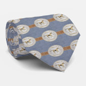 Western Denim Print With Belt And Buckle ネクタイ (ロール)