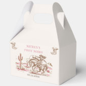 Western Desert Boots Rodeo Birthday フェイバーボックス (正面)