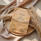 Western Desert Canyon Wedding 招待状