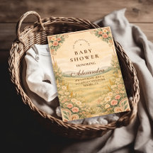 Western Desert Floral Baby Shower