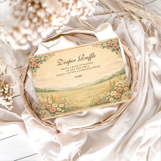 Western Desert Floral Diapper Raffle エンクロージャーカード