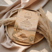 Western Desert Ranch Wedding 招待状