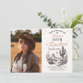 Western Desert Rodeo 30th Birthday Photo 招待状 (スタンド正面)