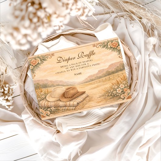 Western Desert Saddle Diapper Raffle  エンクロージャーカード