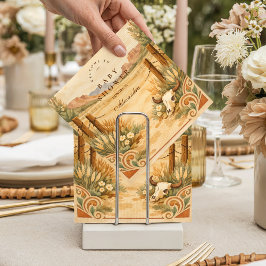 Western Desert Wildflower Baby Shower スタンダードカクテルナプキン