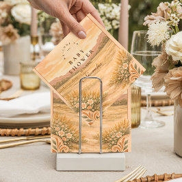 Western Desert Wildflower Baby Shower スタンダードカクテルナプキン