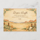 Western Desert Wildflower Diapper Raffle  エンクロージャーカード (正面)