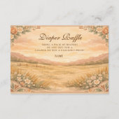 Western Desert Wildflower Diapper Raffle  エンクロージャーカード (正面)