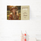 Western Dirty Photo 40th Birthdayパーティー 横断幕 (インサイチュ)