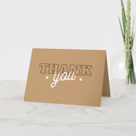 Western Dirty Thirty Cowgirl 30th Birthday Party サンキューカード (正面)