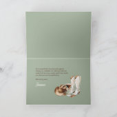 Western Dirty Thirty Cowgirl 30th Birthday Party サンキューカード (内部)