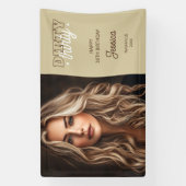 Western Dirty Thirty Photo 30th Birthdayパーティー 横断幕 (縦)