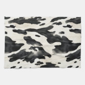 Western Farm Animal Cow キッチンタオル (横)