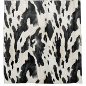 Western Farm Animal Cow Country シャワーカーテン (正面)