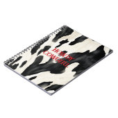 Western Farm Animal Cow Country ノートブック (左側)