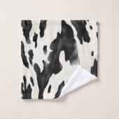 Western Farm Animal Cow Country バスタオルセット (ウォッシュタオル)