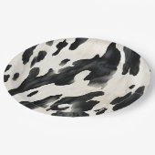 Western Farm Animal Cow Country ペーパープレート (アングル)