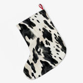 Western Farm Animal Cow Country   ラージクリスマスストッキング (裏面 (吊り時))