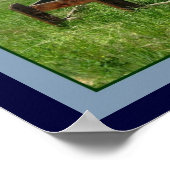 Western Fence Photo Poster by gretchen ポスター (角)