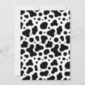 Western First Rodeo Cowboy Birthday Invitation 招待状 (裏面)