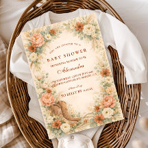 Western Floral Cowgirl Baby Shower