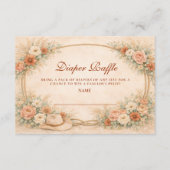 Western Floral Cowgirl Diapper Raffle エンクロージャーカード (正面)