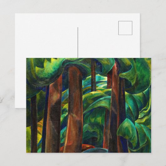 Western Forest, 1931 by Emily Carr ポストカード (正面/裏面)