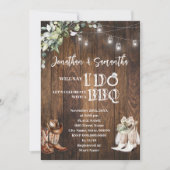 Western Greenery I do BBQ Cooles Shower 招待状 (正面)