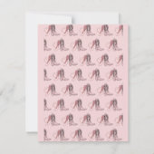  Western Guess the Price Baby Shower Game card 招待状 (裏面)