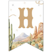 Western Happy Birthday Banner バンティングフラッグ (第2の旗)