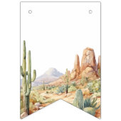 Western Happy Birthday Banner バンティングフラッグ (第1の旗)