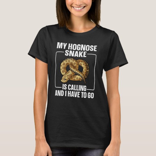 Western Hognose Hoggy Hognose Snake Tシャツ (正面)