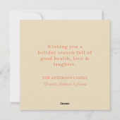 Western Holly Jolly Christmas  シーズンカード (裏面)