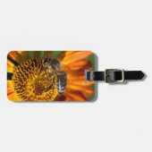 Western Honey Beeマクロフォト ラゲッジタグ (正面横)