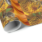 Western Honey Beeマクロフォト ラッピングペーパー (ロールコーナー)