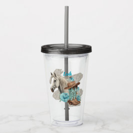 Western Horse  アクリルタンブラー
