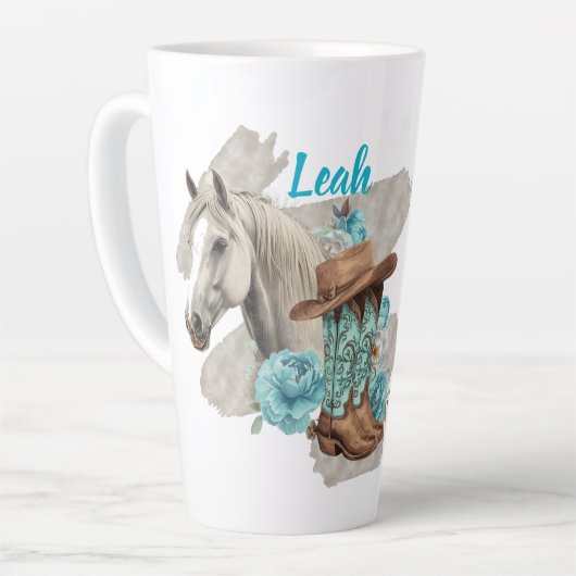 Western Horse カフェラテマグ (左アングル)