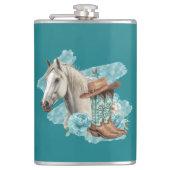 Western Horse フラスク (正面)
