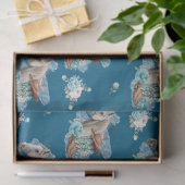 Western Horse Birthday Tissue Paper – Navy 薄葉紙 (ギフト)