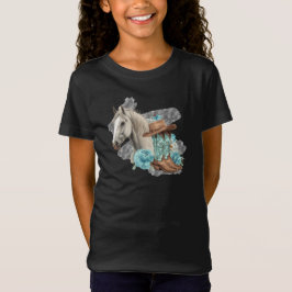 Western Horse Girls T-Shirt Tシャツ