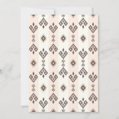 Western Horse Lovers Wedding Invitation 招待状 (裏面)