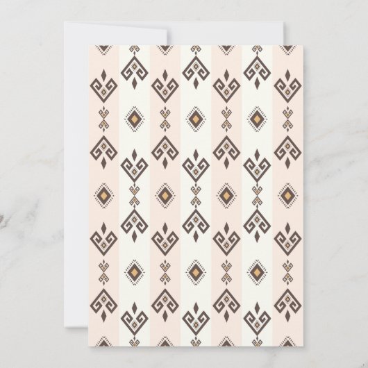 Western Horse Lovers Wedding Invitation 招待状 (裏面)