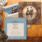 Western Horse Lovers Wedding Invitation 招待状