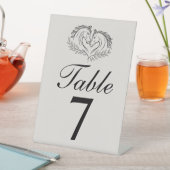 Western Horse Rustic Country Wedding Table Number 台座サイン (インサイチュ)
