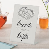 Western Horse Rustic Elegant Wedding Cards & Gifts 台座サイン (インサイチュ)
