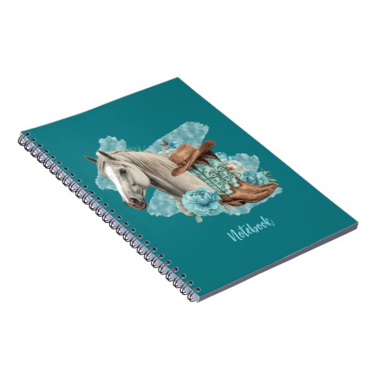 Western Horse Spiral Note Book ノートブック (右側)