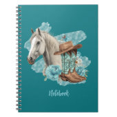 Western Horse Spiral Note Book ノートブック (正面)