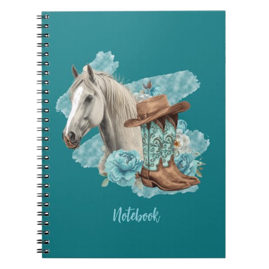 Western Horse Spiral Note Book ノートブック (正面)