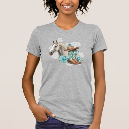 Western Horse T-Shirt Tシャツ (正面)