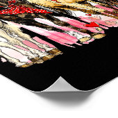 Western Horse Valentine Funny Western Valentines D ポスター (角)